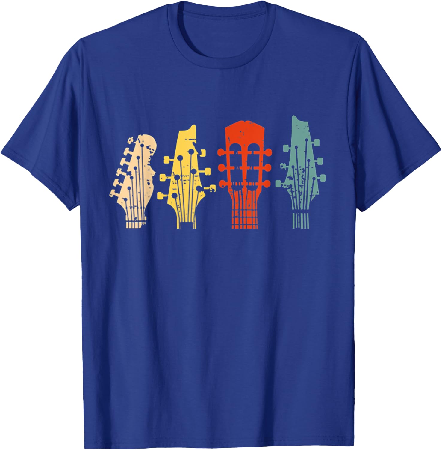 Vintage Guitar Gift Women Music Band Guitarist Stuff T-Shirt - T-Shirt | Royal