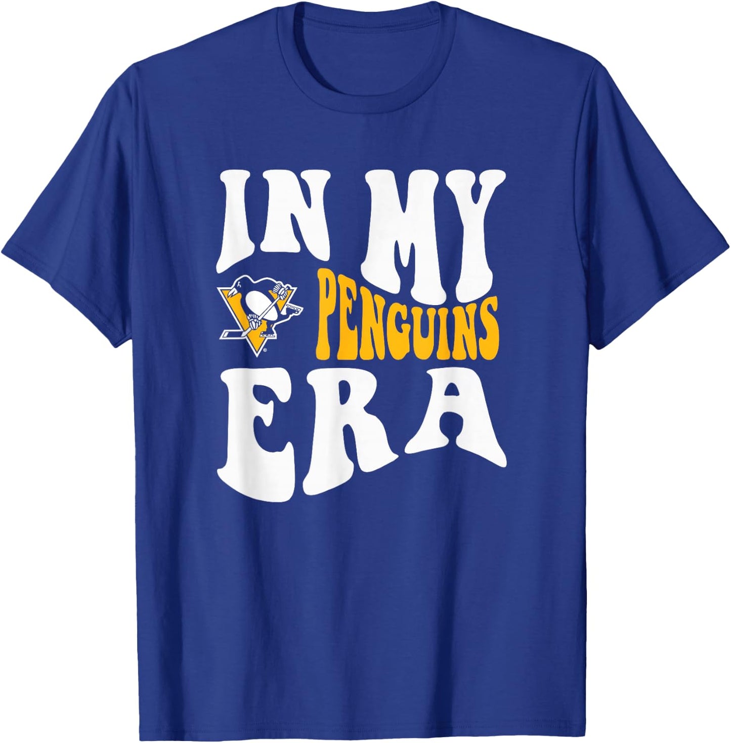 Pittsburgh Penguins Era Black Officially Licensed T-Shirt - T-Shirt | Royal