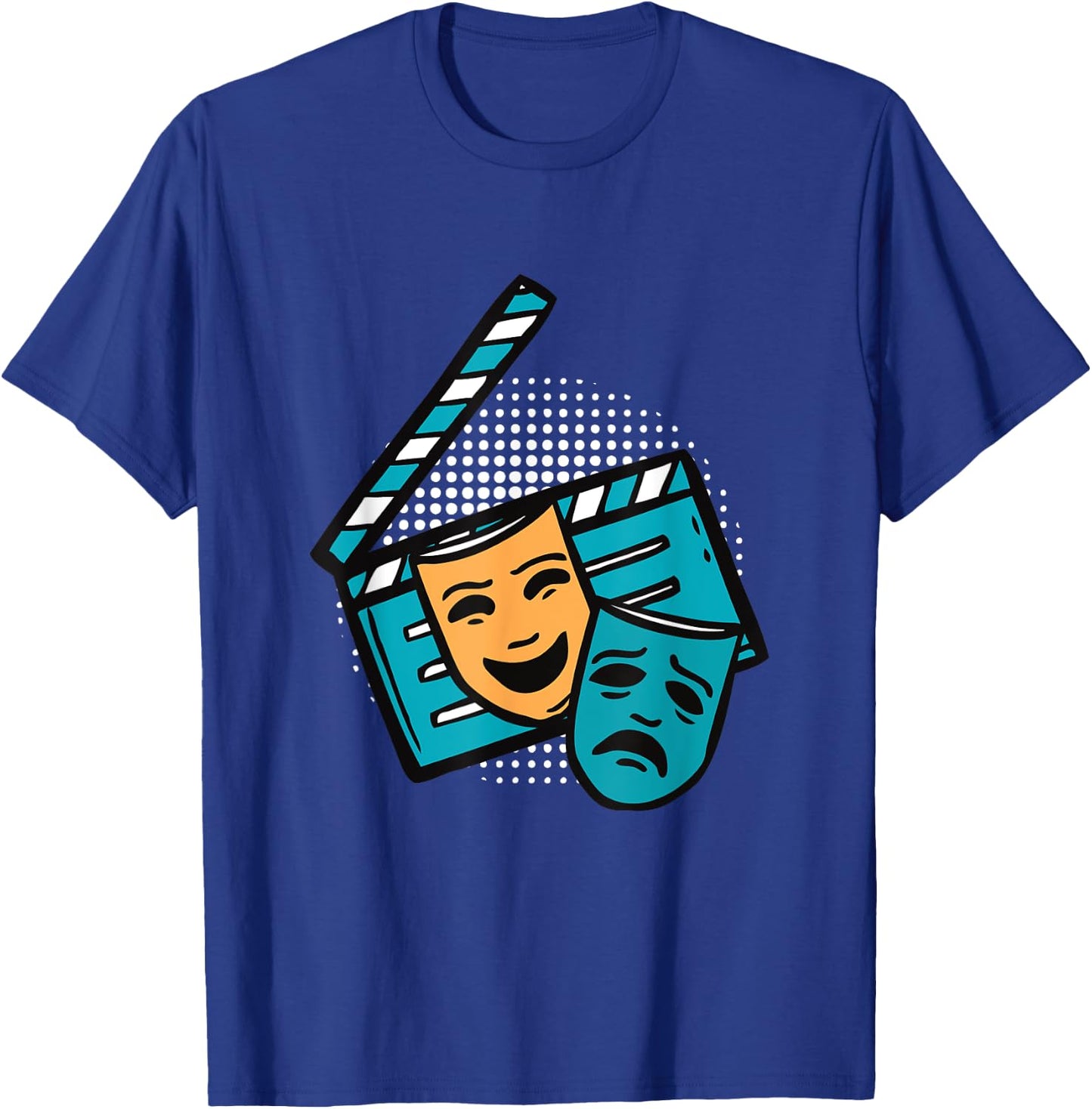 Acting Clapperboard Theatre Actor Film actress T-Shirt - T-Shirt | Royal
