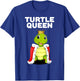 Turtle Queen | Turtle Lover Shirt Tortoise Pet Turtle T-Shirt - T-Shirt | Royal