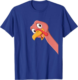 Turkey Thanksgiving Day Men Women Boys Girls Funny Turkey T-Shirt - T-Shirt | Royal