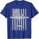 King Air B200 Twin-Engine Airplane Patriotic Pilot T-Shirt - T-Shirt | Royal