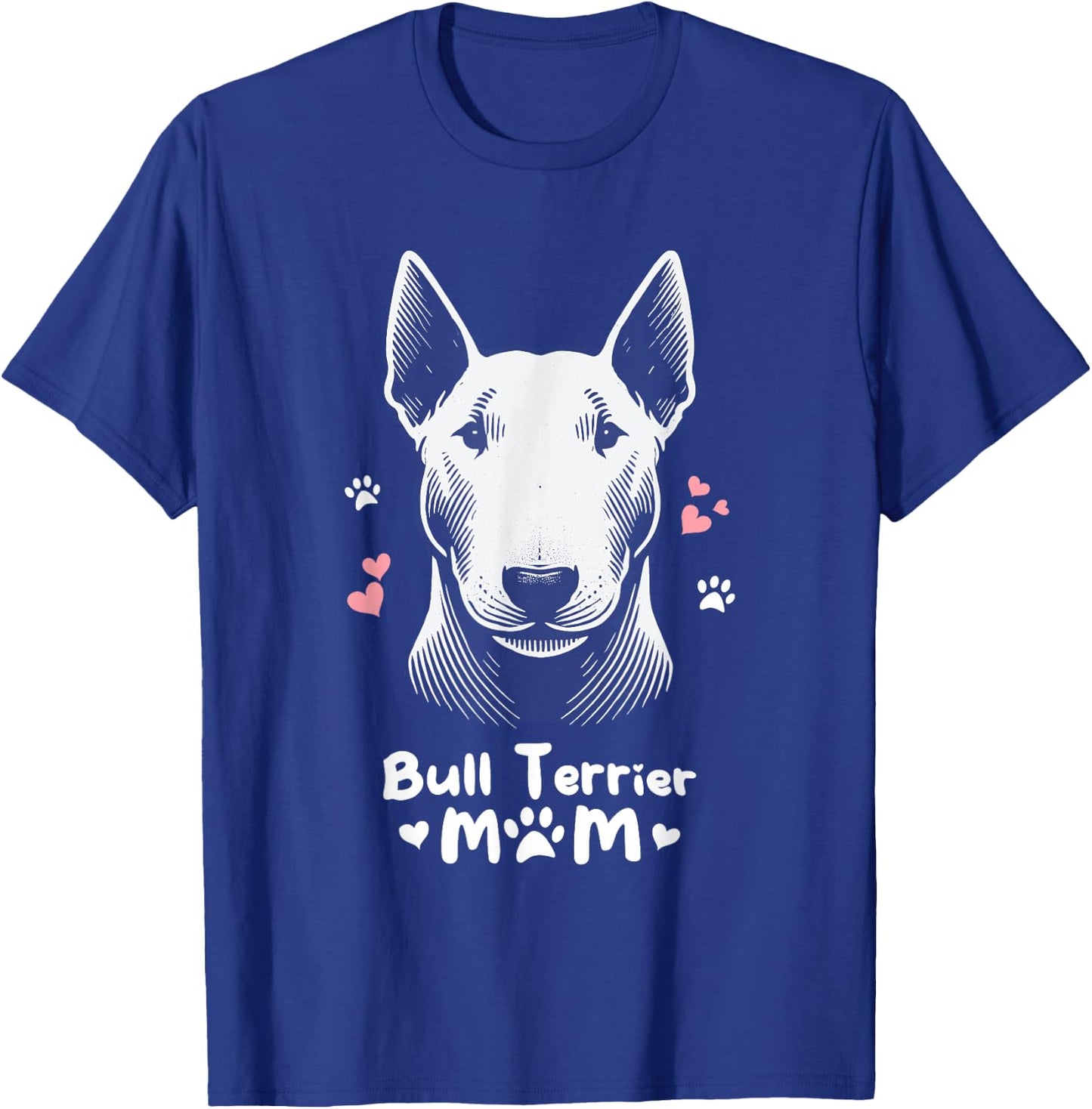 Bull Terrier Mom , Black, S T-Shirt - T-Shirt | Royal