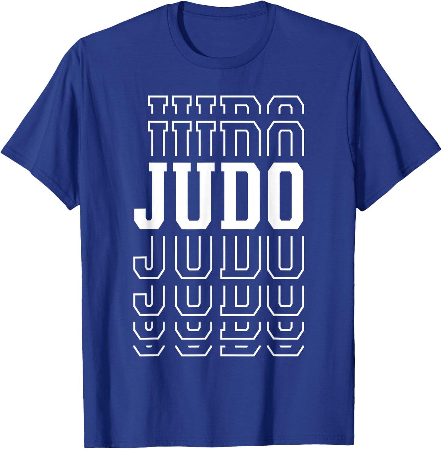 Judo Funny Layered Text Instructor Coach Youth T-Shirt - T-Shirt | Royal
