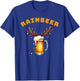 Rainbeer | Funny Christmas Reindeer Drinking Party T-Shirt - T-Shirt | Royal