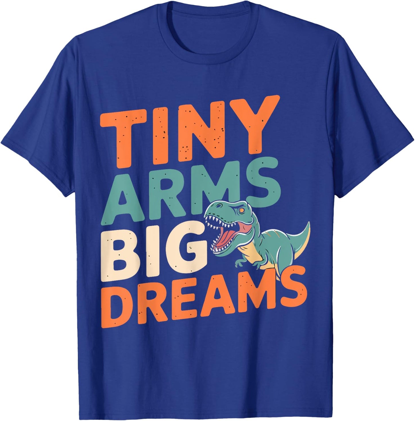 Funny T-Rex Tiny Arms T-Shirt - T-Shirt | Royal