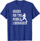 Chicks Dig The Middle Linebacker Player Funny Graphic Saying T-Shirt - T-Shirt | Royal