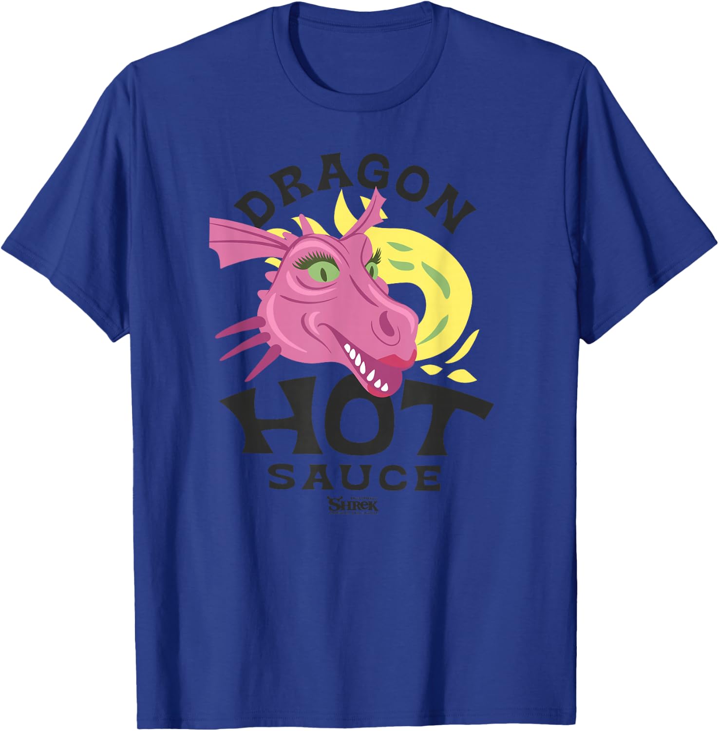 Shrek Dragon Hot Sauce T-Shirt - T-Shirt | Royal