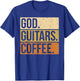 Guitar Player Guitarist I God Guitar Coffee T-Shirt - T-Shirt | Royal