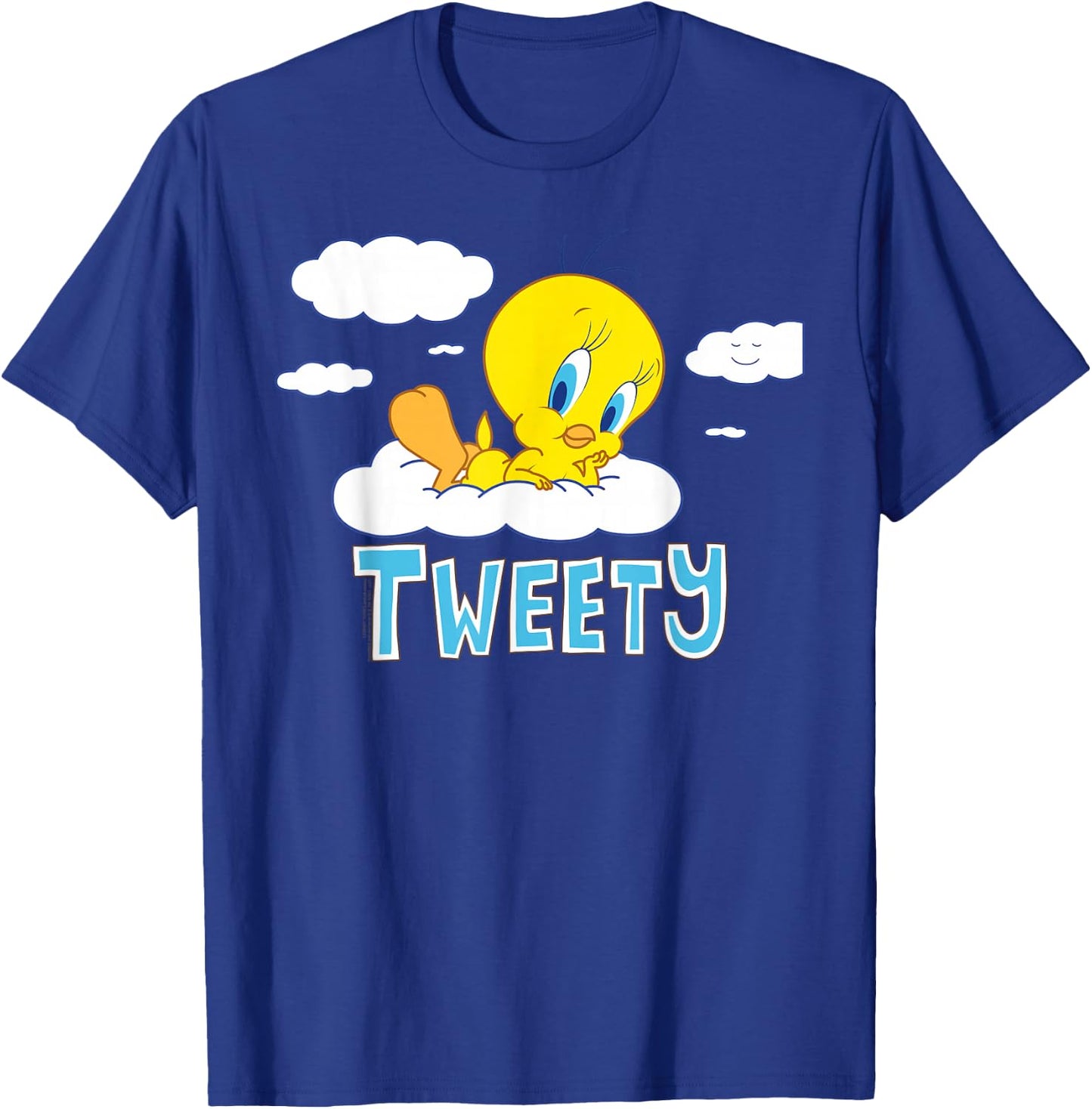 Looney Tunes Tweety Cloud , black T-Shirt - T-Shirt | Royal