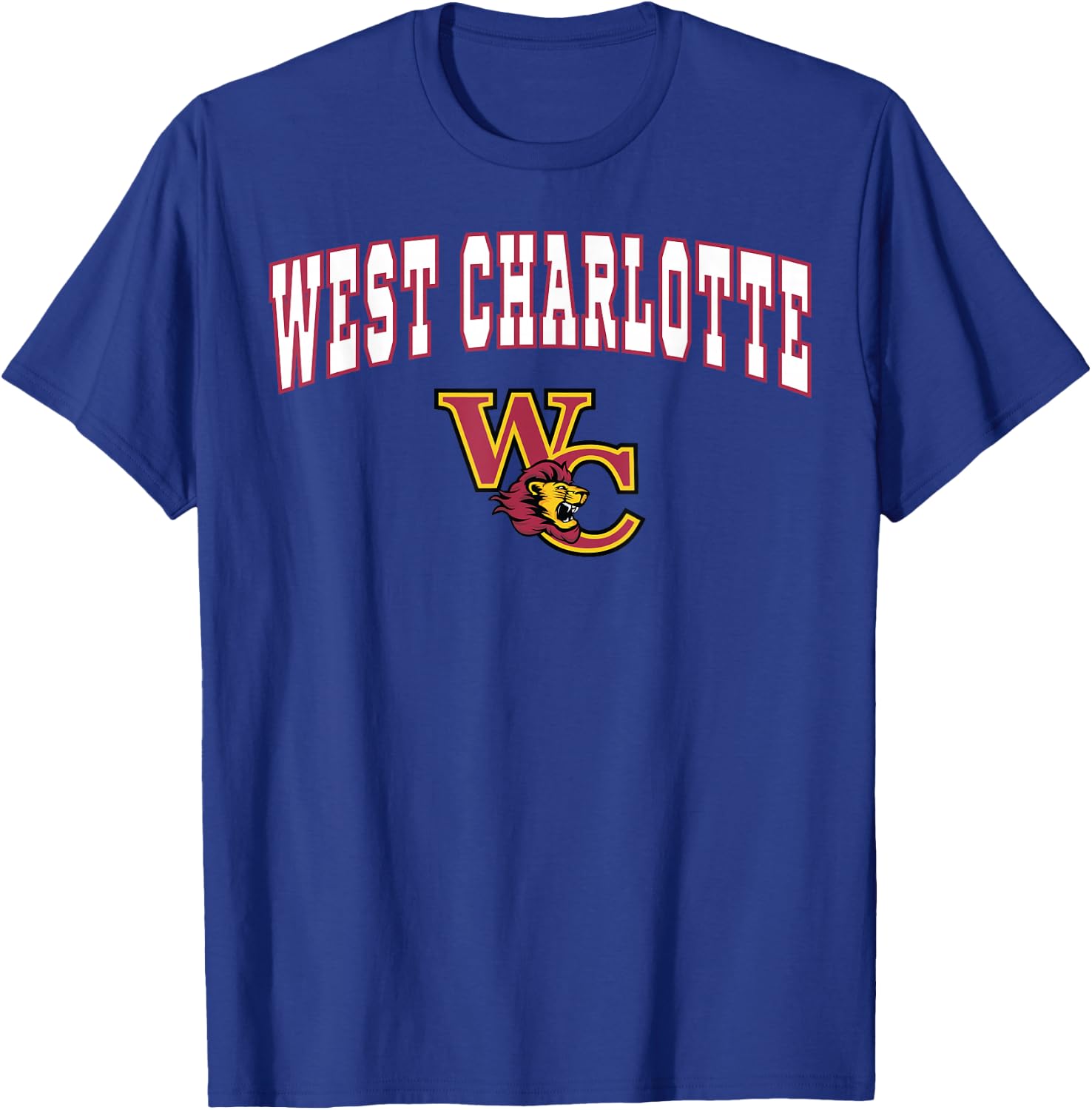 West Charlotte High School Lions T-Shirt - T-Shirt | Royal