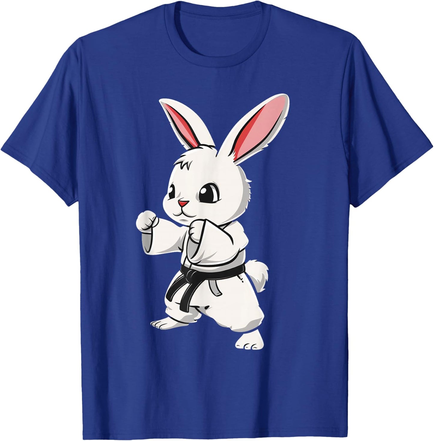 Karate Bunny Martial Arts Funny Cute Kawaii MMA Jiu Jitsu T-Shirt - T-Shirt | Royal