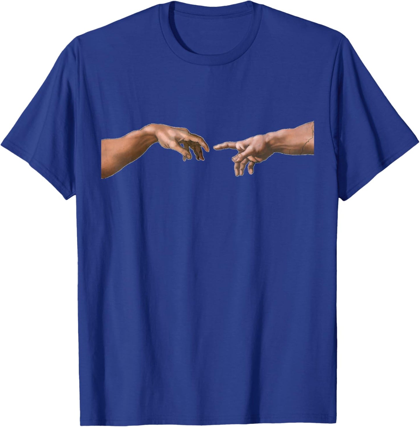 Creation of Adam by Michelangelo T Shirt T-Shirt - T-Shirt | Royal