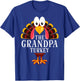 Thanksgiving The Grandpa Turkey Matching T-Shirt - T-Shirt | Royal