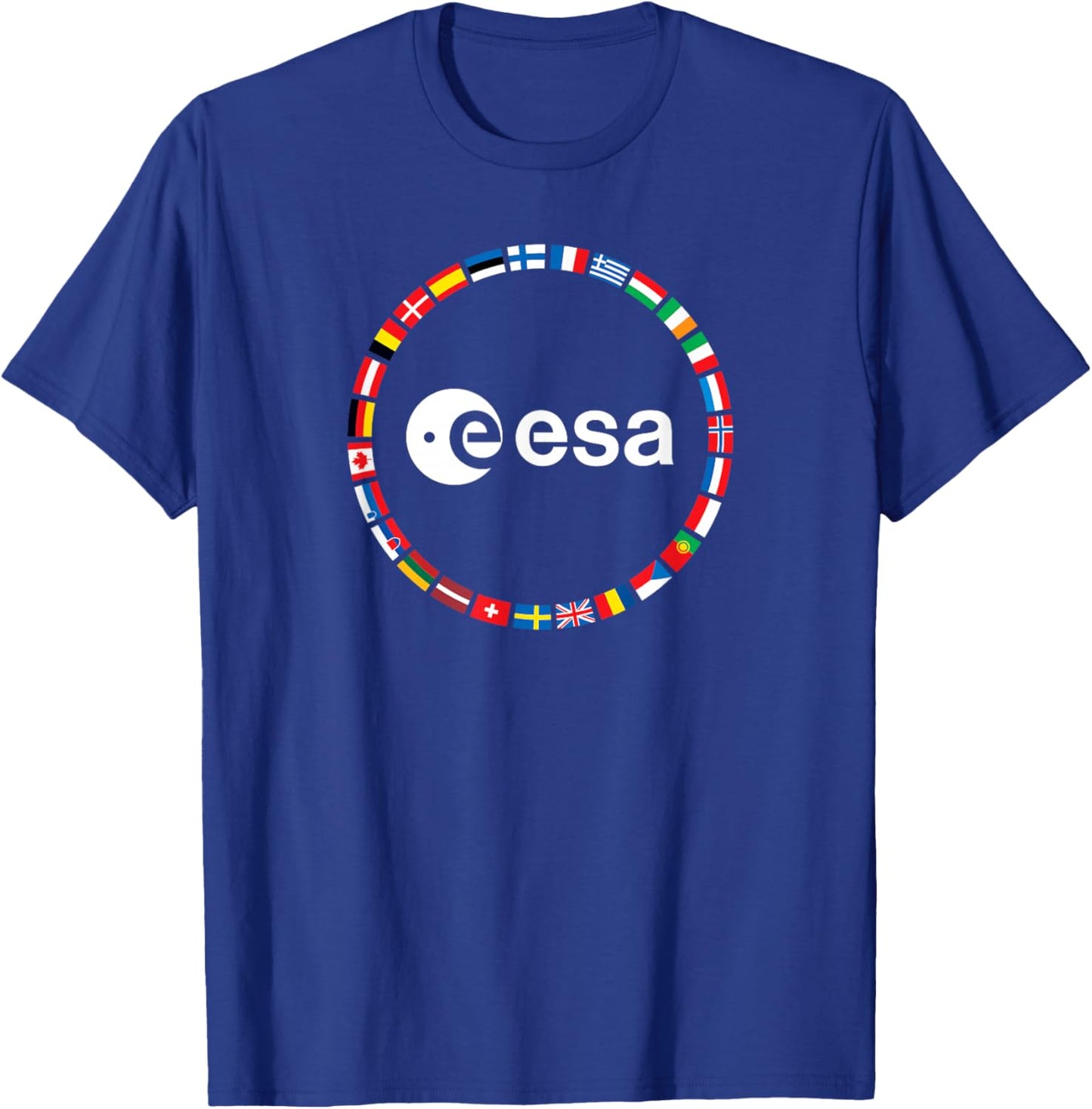 ESA European Space Agency Logo , black T-Shirt - T-Shirt | Royal