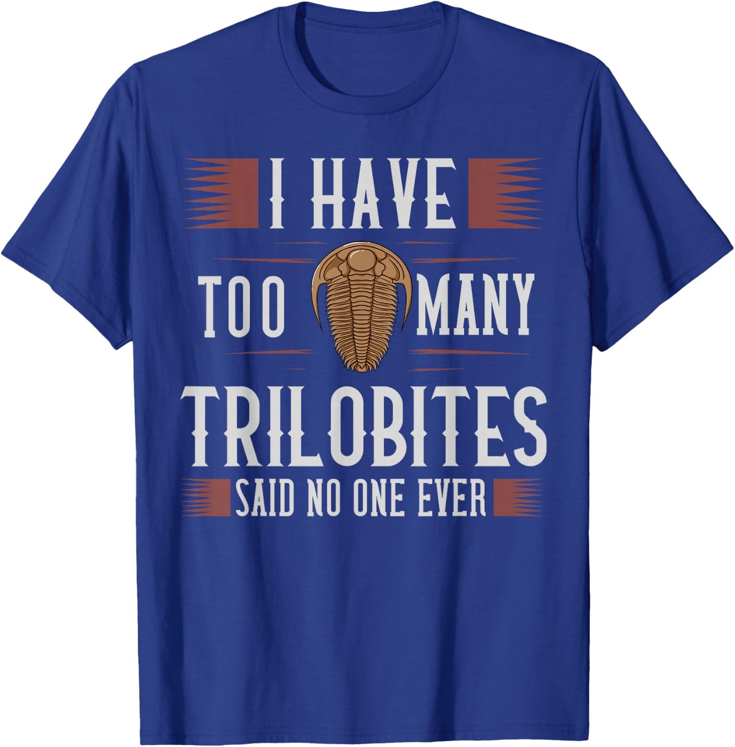 Trilobite Fossil Gift Future Paleontologist T-Shirt - T-Shirt | Royal