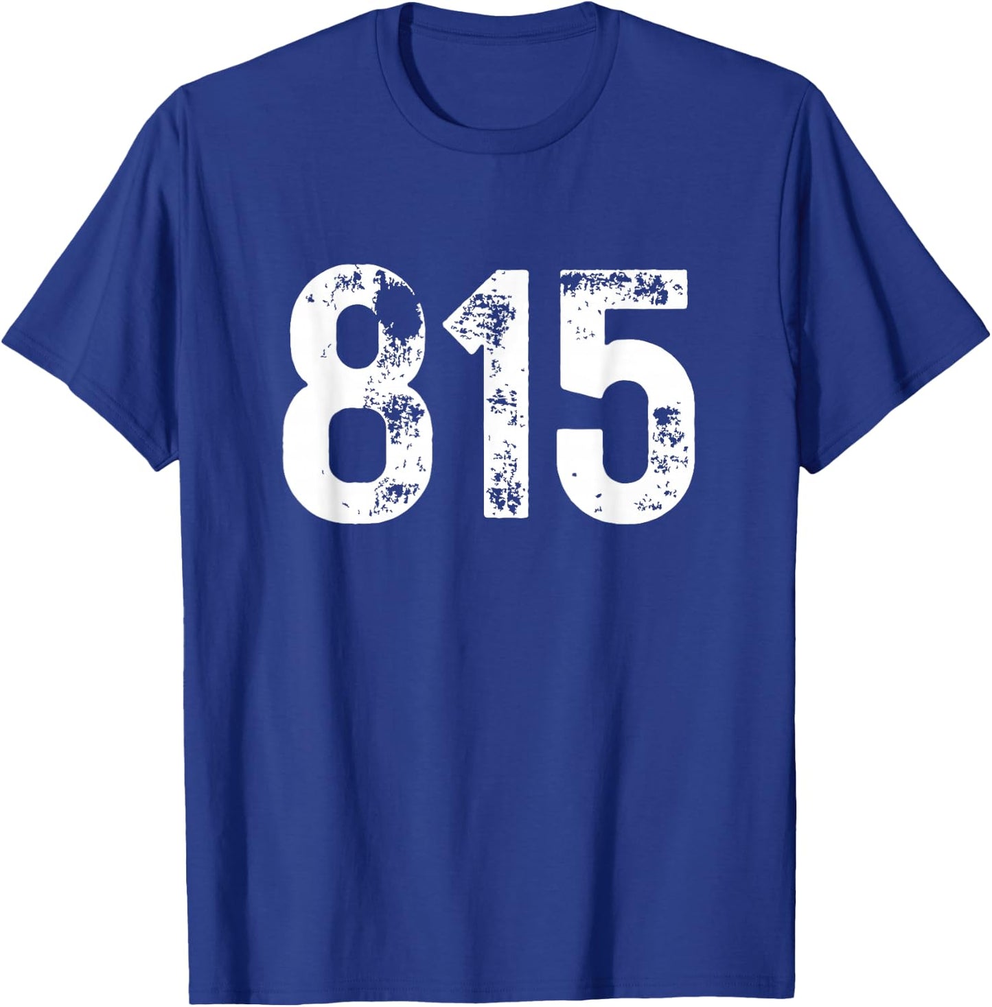 Area Code 815 Rockford Illinois IL 815 T-Shirt - T-Shirt | Royal
