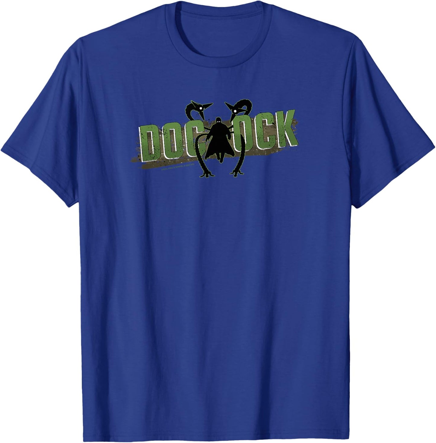 Marvel Spider-Man No Way Home Doc Ock Silhouette Logo T-Shirt - T-Shirt | Royal