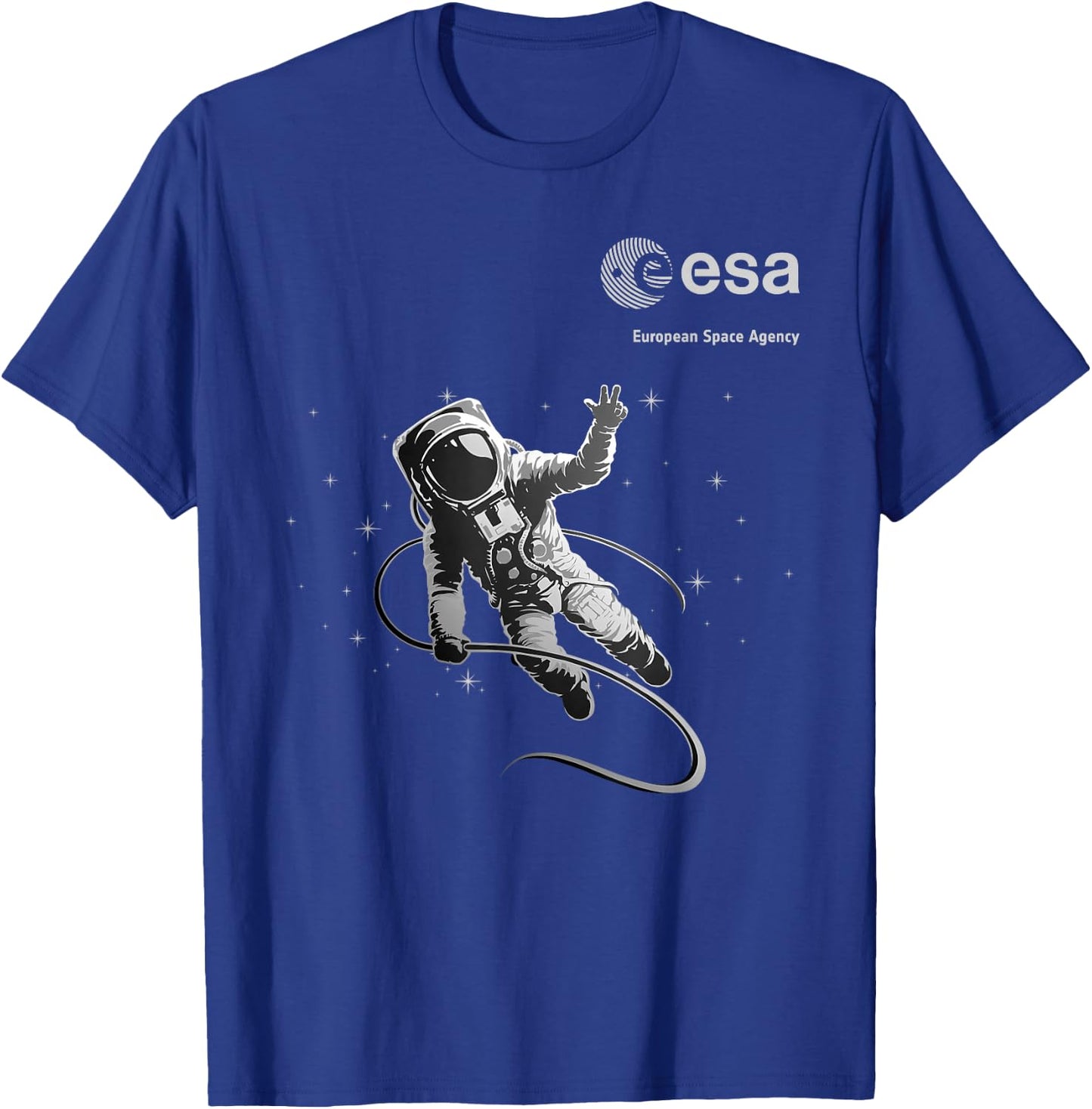 ESA European Space Agency Astronaut , black T-Shirt - T-Shirt | Royal