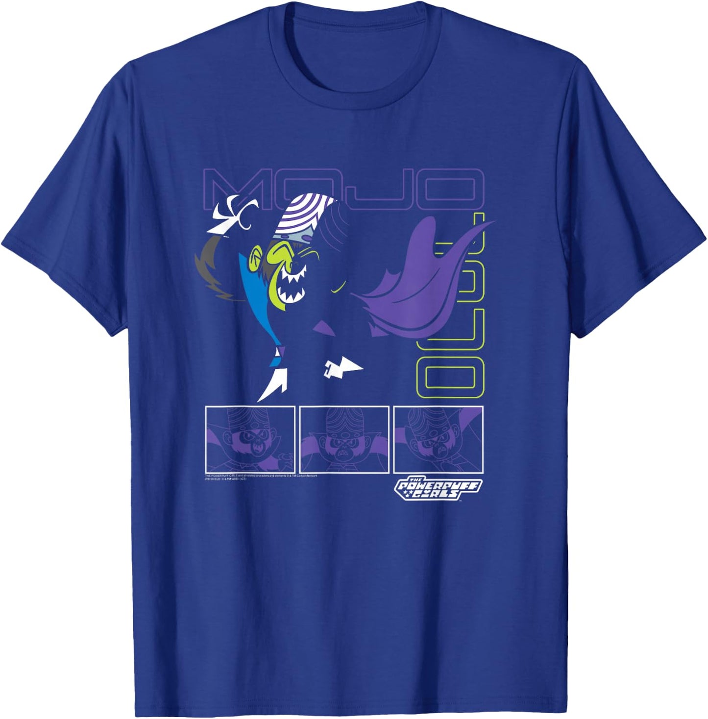 Powerpuff Girls Mojo JoJo Mad Scientist Cute Cartoon T-Shirt - T-Shirt | Royal