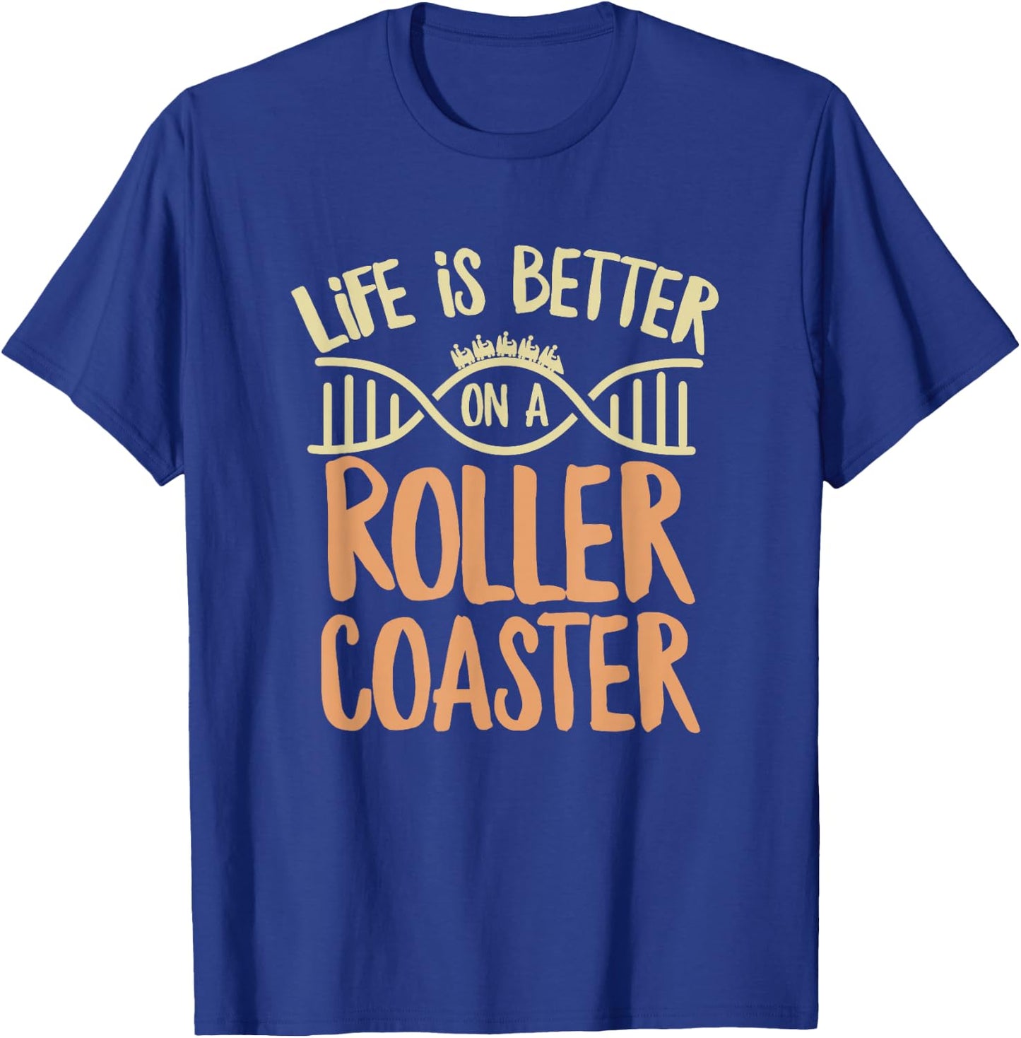 Theme Park Visit Quote for a Thrill Seeker T-Shirt - T-Shirt | Royal