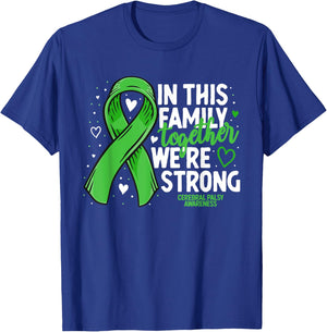 Cerebral Palsy Support Family Cerebral Palsy Awareness T-Shirt - T-Shirt | Royal