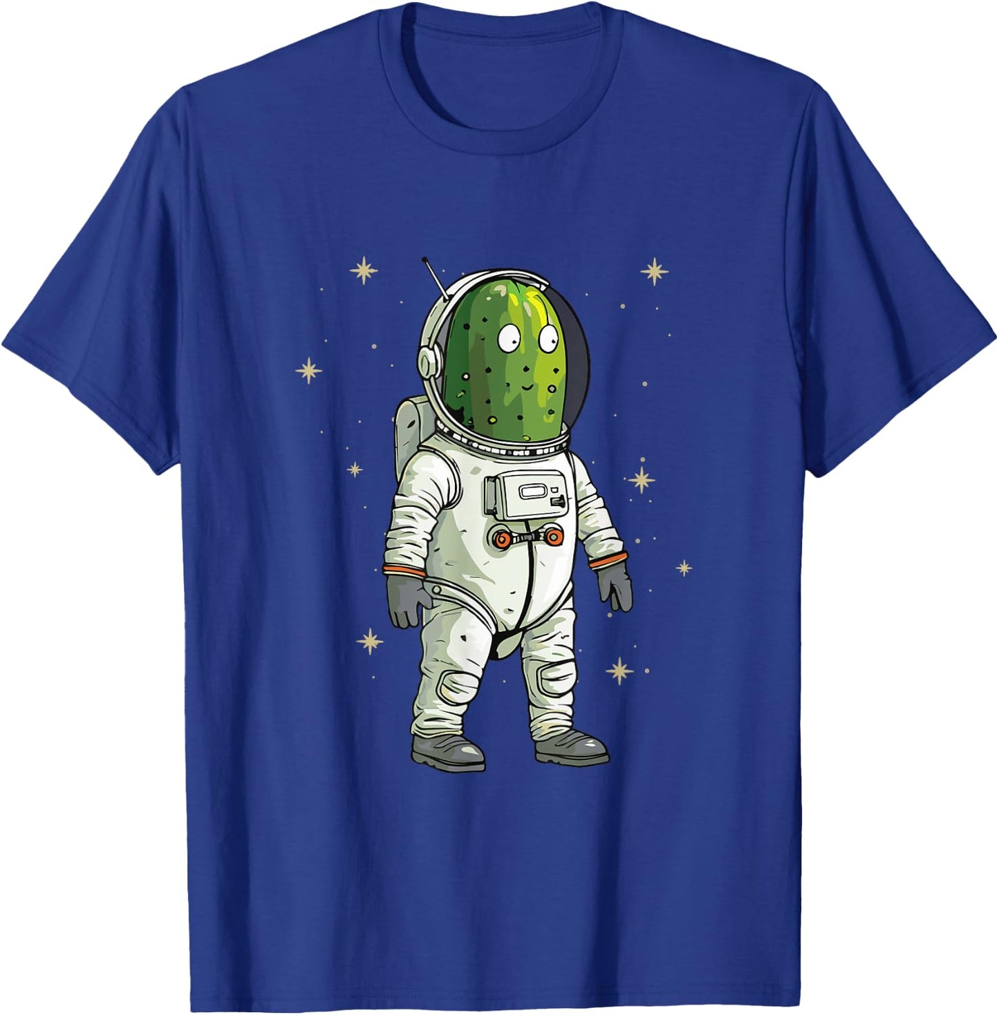 Cute Pickle in Space Universe Spaceman T-Shirt - T-Shirt | Royal