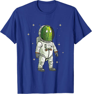 Cute Pickle in Space Universe Spaceman T-Shirt - T-Shirt | Royal
