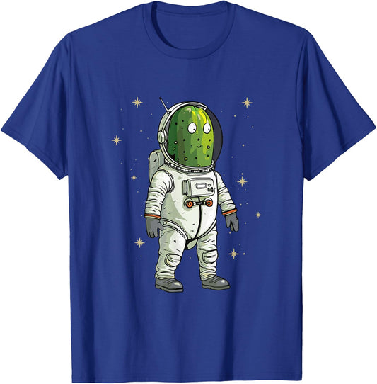 Cute Pickle in Space Universe Spaceman T-Shirt - T-Shirt | Royal