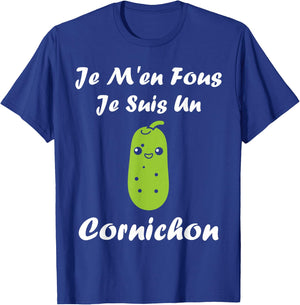 Humor Pickles Je ne Fous Je suis un Pickle , Black, S T-Shirt - T-Shirt | Royal