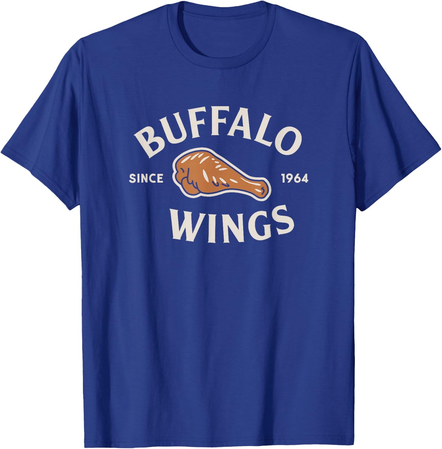 Buffalo Wings Since 1964 Chicken Wing Lover T-Shirt - T-Shirt | Royal