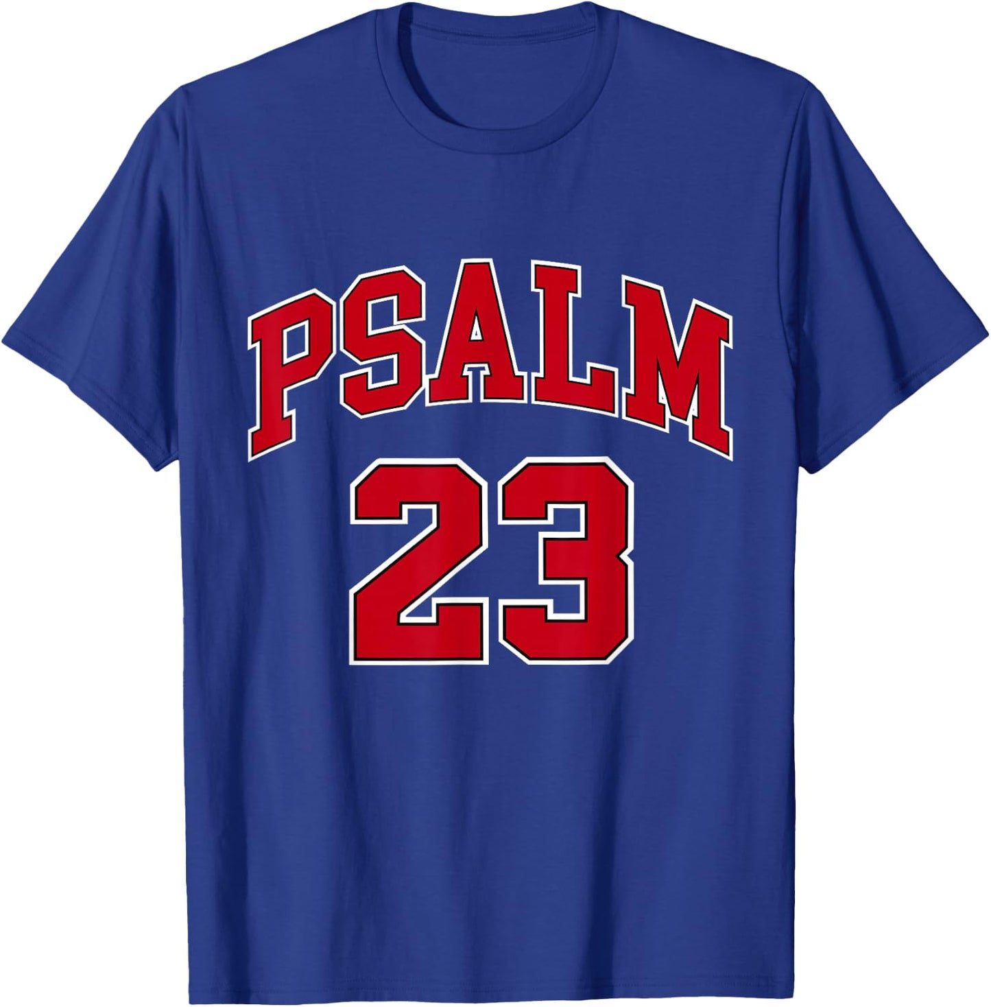 Psalm 23 Retro Sneaker Head Christian Bible Jesus T-Shirt - T-Shirt | Royal