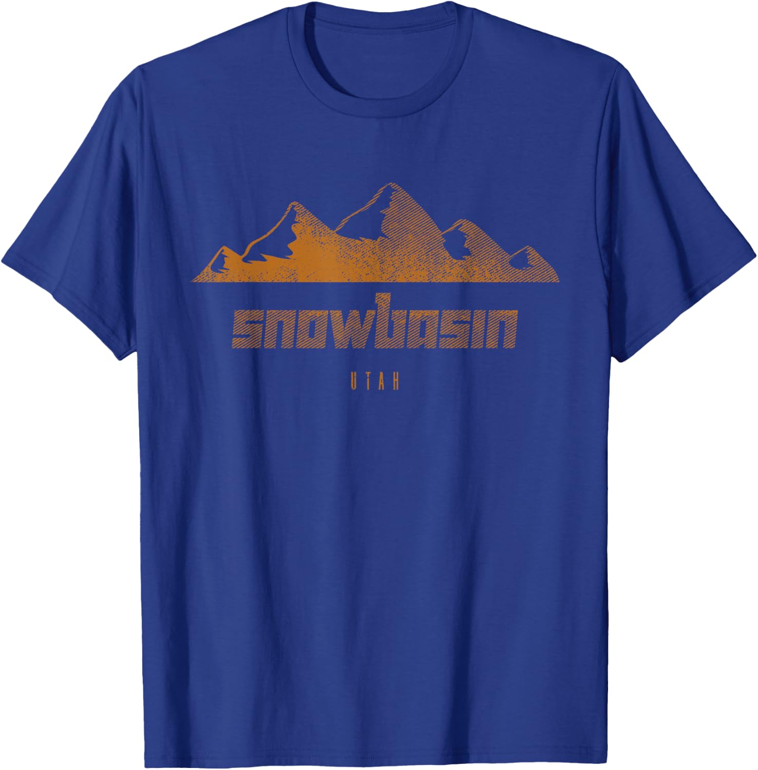 Snowbasin Mountains Utah Hiking Outdoors T-Shirt - T-Shirt | Royal