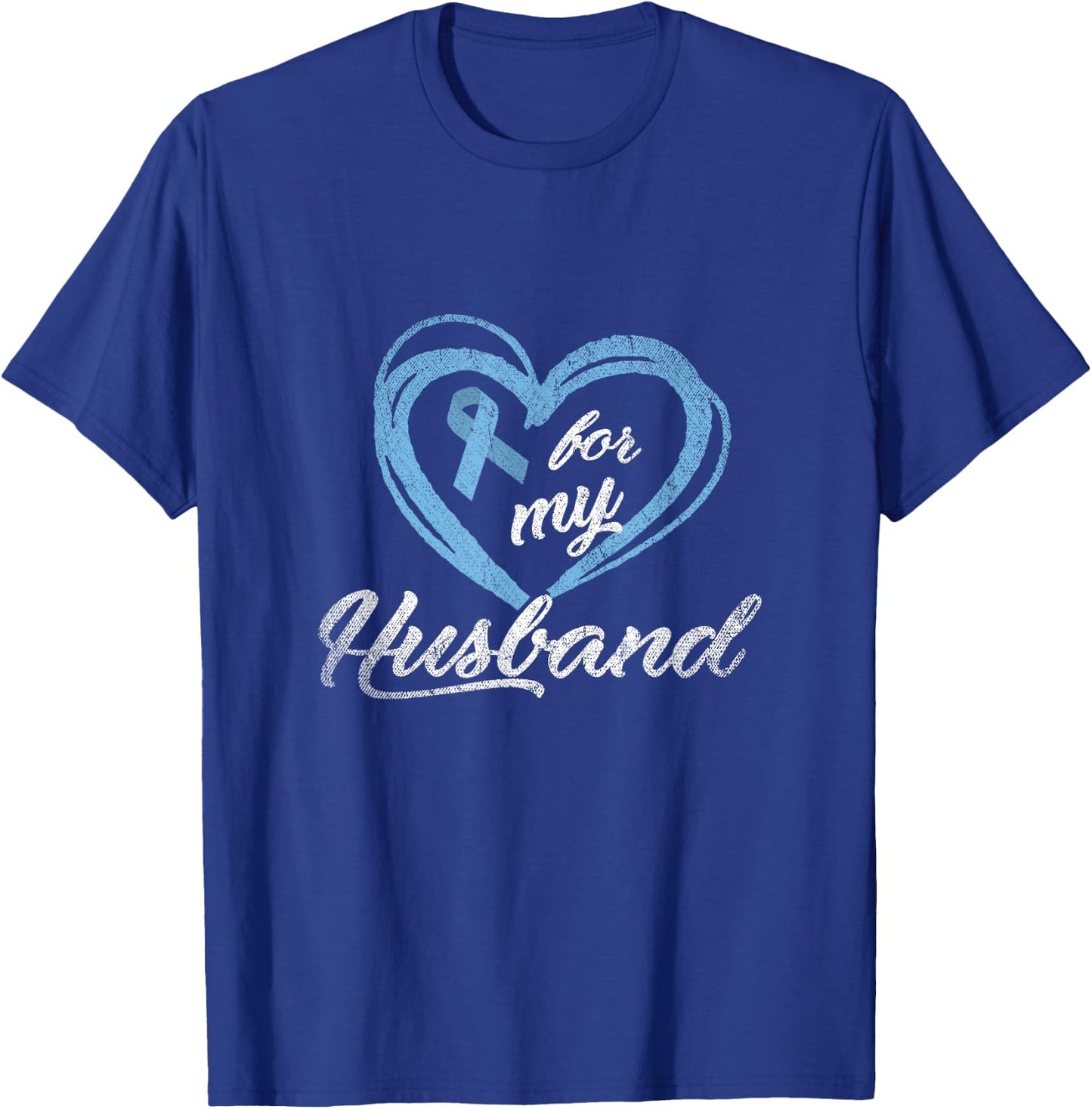 Warrior Husband Wife Gift Prostate Cancer Awareness T-Shirt - T-Shirt | Royal
