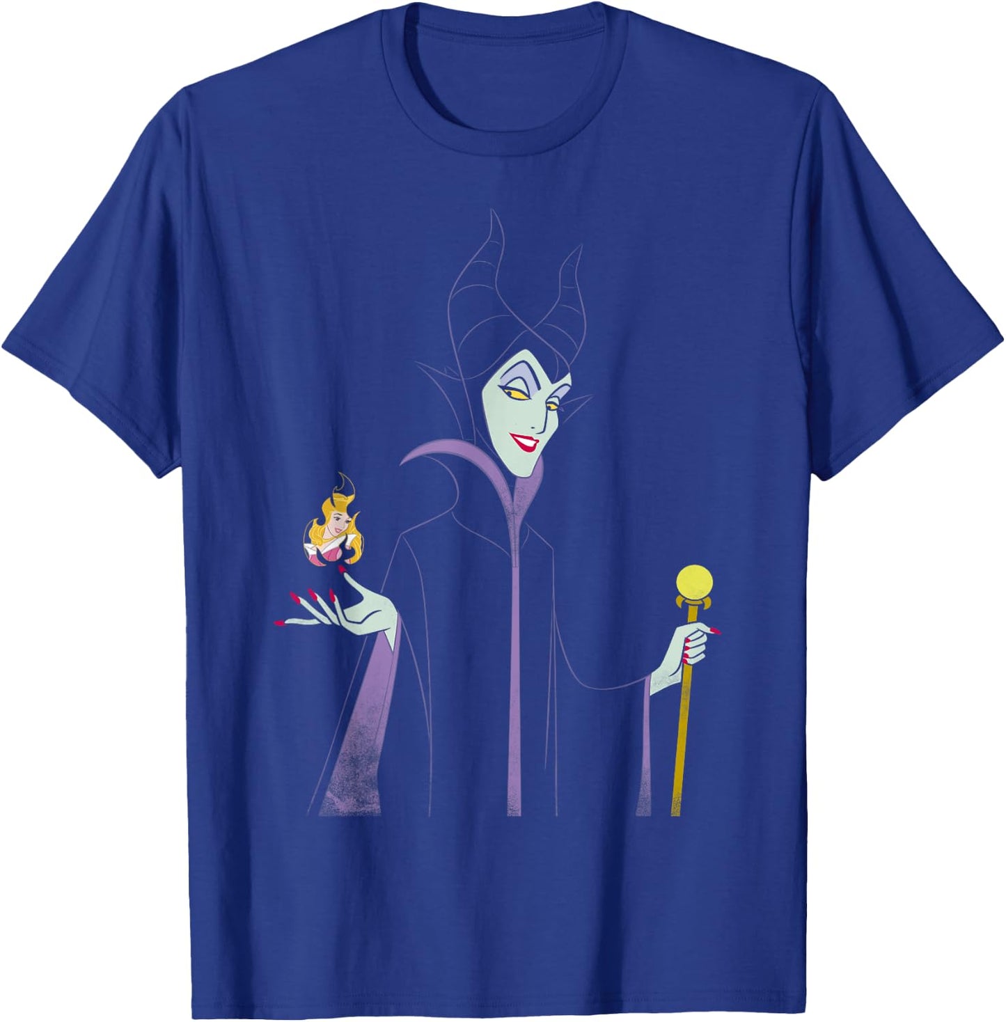 Disney Evil Sleeping Beauty Flame Contour T-Shirt - T-Shirt | Royal