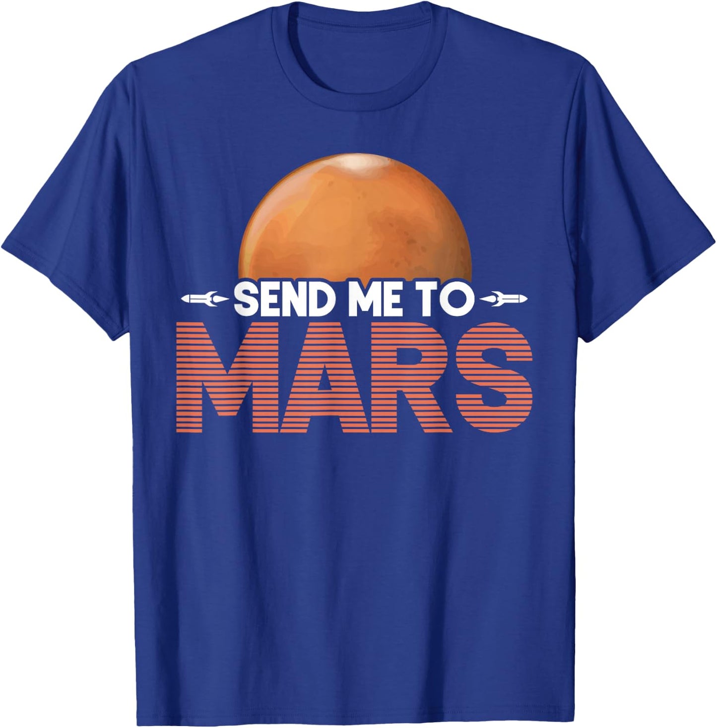 Mars Planet Martian T-Shirt - T-Shirt | Royal