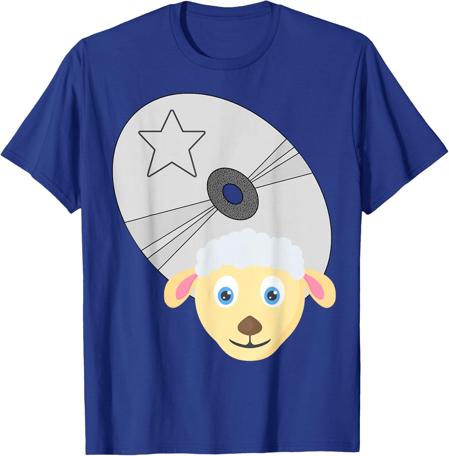 Funny cd vintage lamb T-Shirt - T-Shirt | Royal