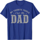 My Favorite People Call Me Dad Vintage T-Shirt - T-Shirt | Royal