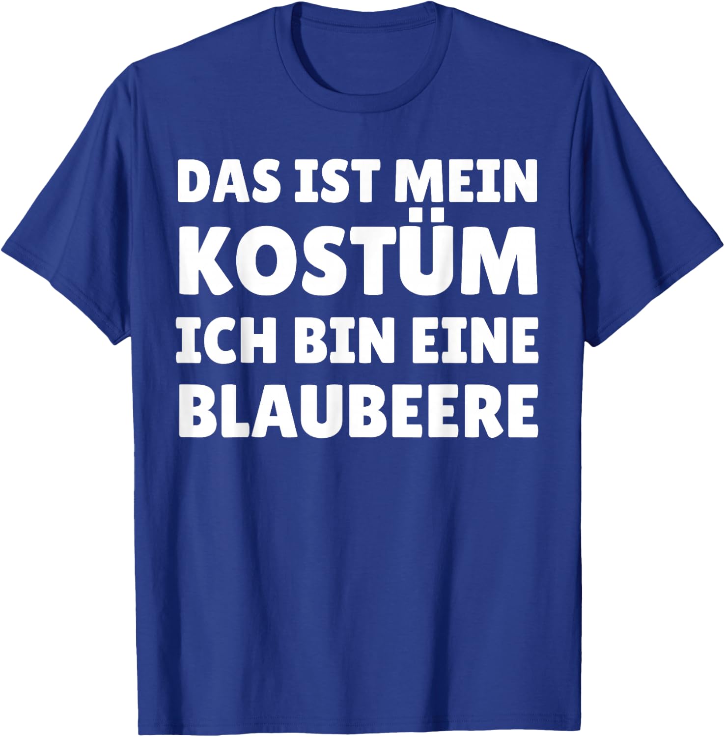 Funny Blueberry Costume for Fancy Dress Carnival Halloween , blue T-Shirt - T-Shirt | Royal