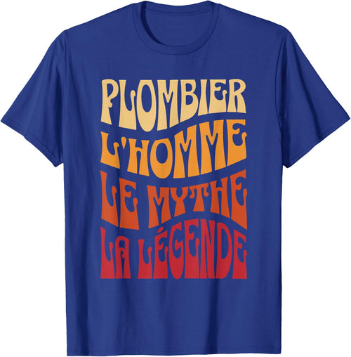 Plumber Humor Gift Plumber Heating Man , Black, S