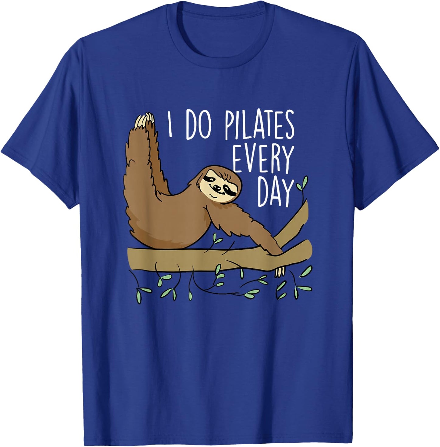 Pilates Graphic Fitness Exercise Pilates Instructor Workout T-Shirt - T-Shirt | Royal