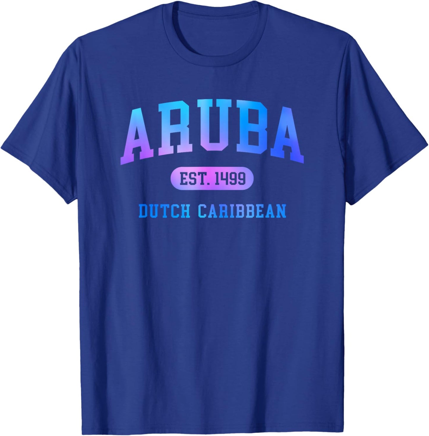 Aruba Vacation Souvenir Colorful Boys Girls T-Shirt - T-Shirt | Royal