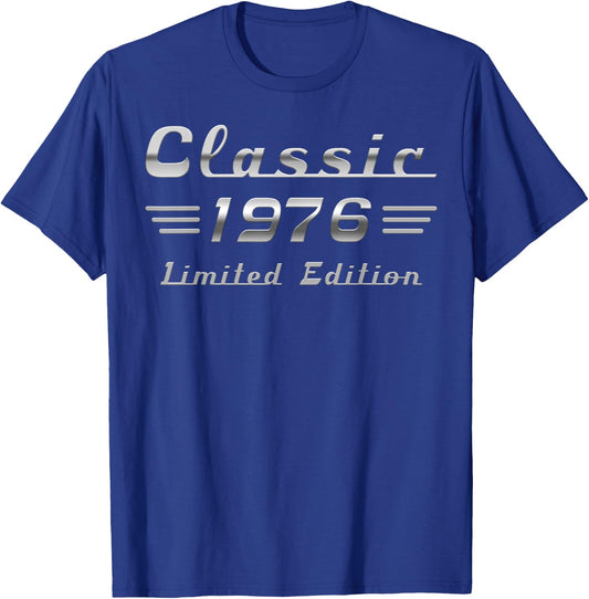 Classic 1976 Vintage car 50th Birthday T-Shirt - T-Shirt | Royal