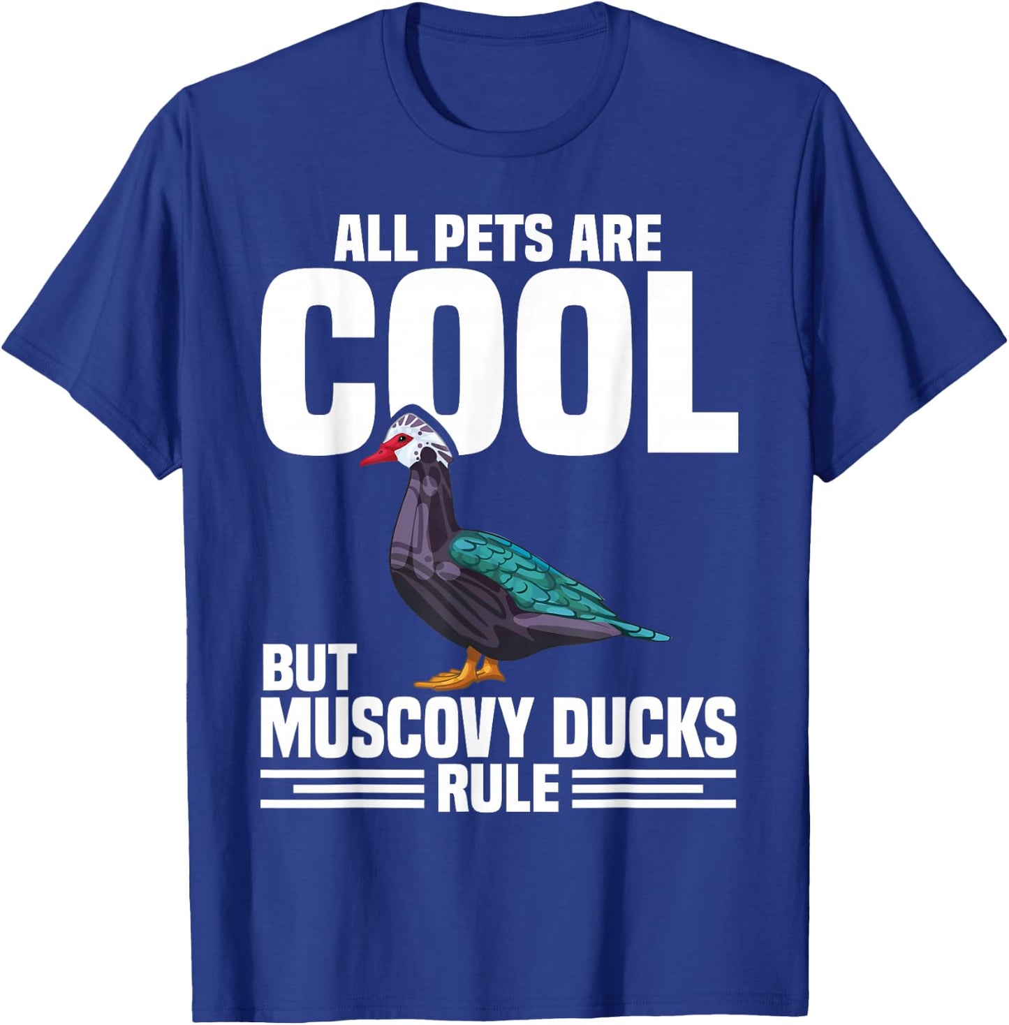 Muscovy Duck Owner Muscovy Duck Food Necklace Muscovy Ducks T-Shirt - T-Shirt | Royal