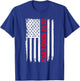 Best Nino Ever American flag Funny Papa Grandpa T-Shirt - T-Shirt | Royal