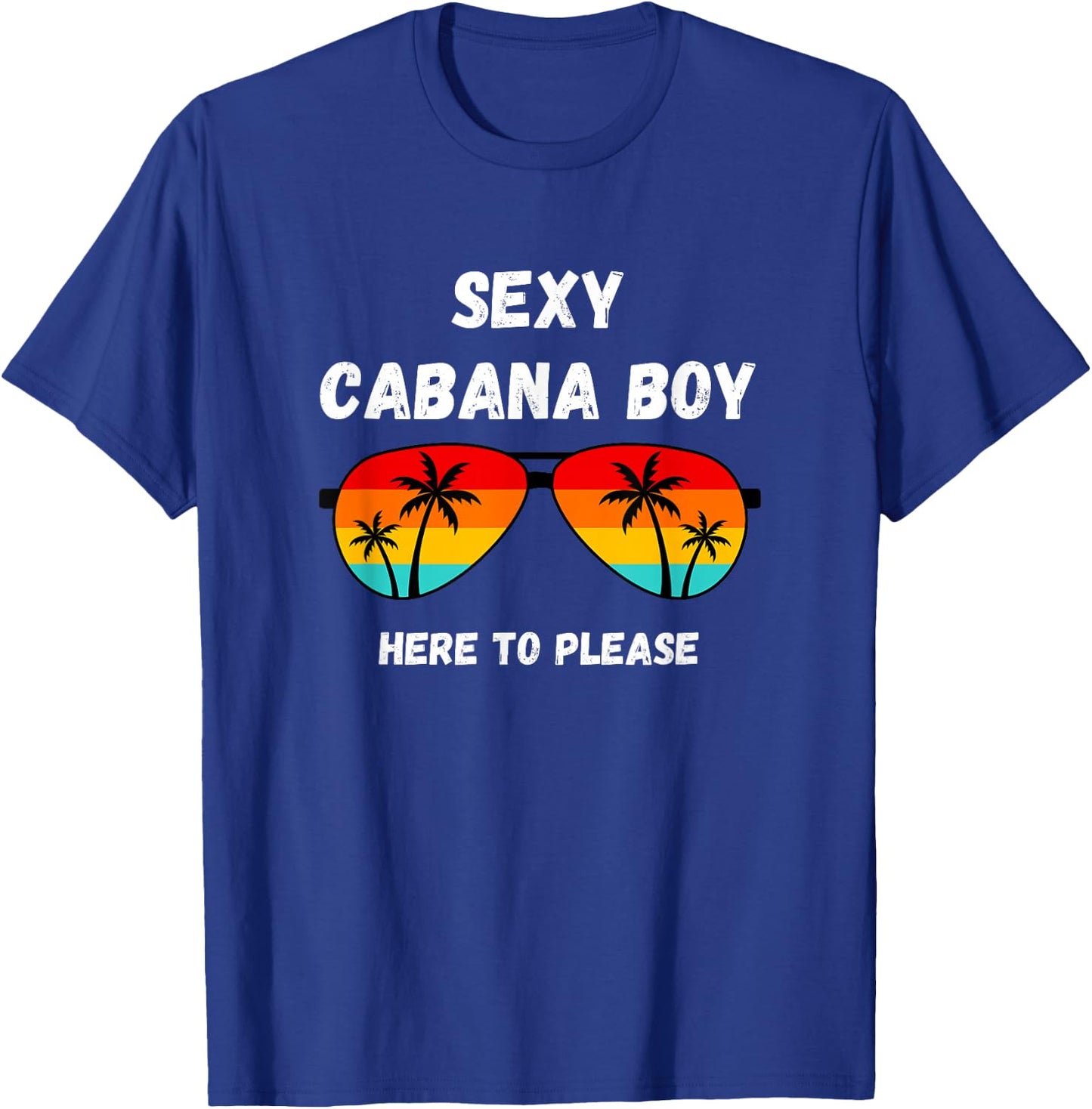 Sexy Cabana Boy Pool Party Coconut Summer T-Shirt - T-Shirt | Royal
