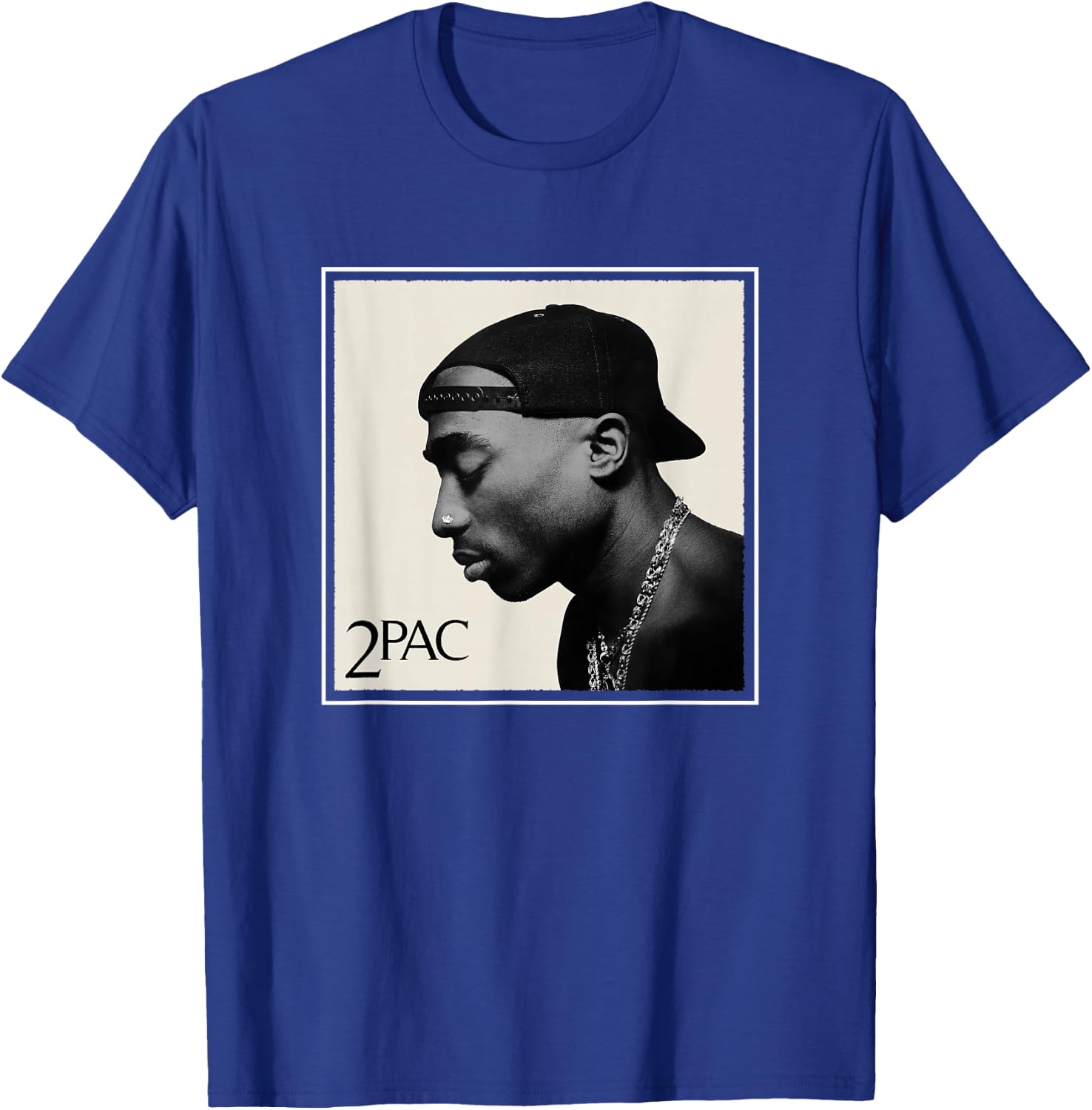 Official Tupac Shakur Photo , gray T-Shirt - T-Shirt | Royal