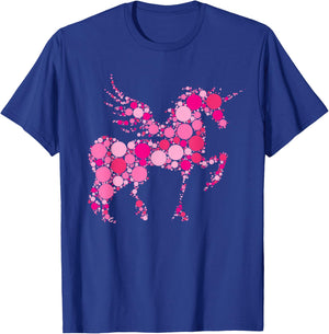 Pink Polka Dot Unicorn International Dot Day Kids T-Shirt - T-Shirt | Royal