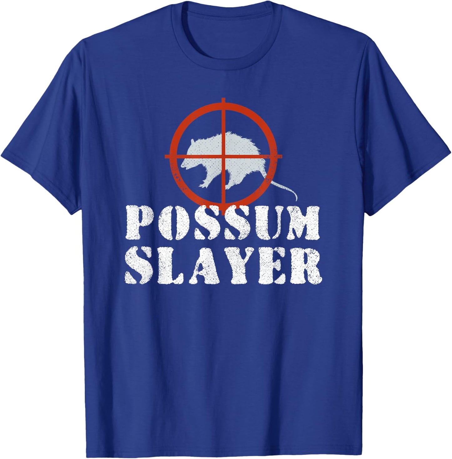 Possum Slayer Opossum Hunting T-Shirt - T-Shirt | Royal