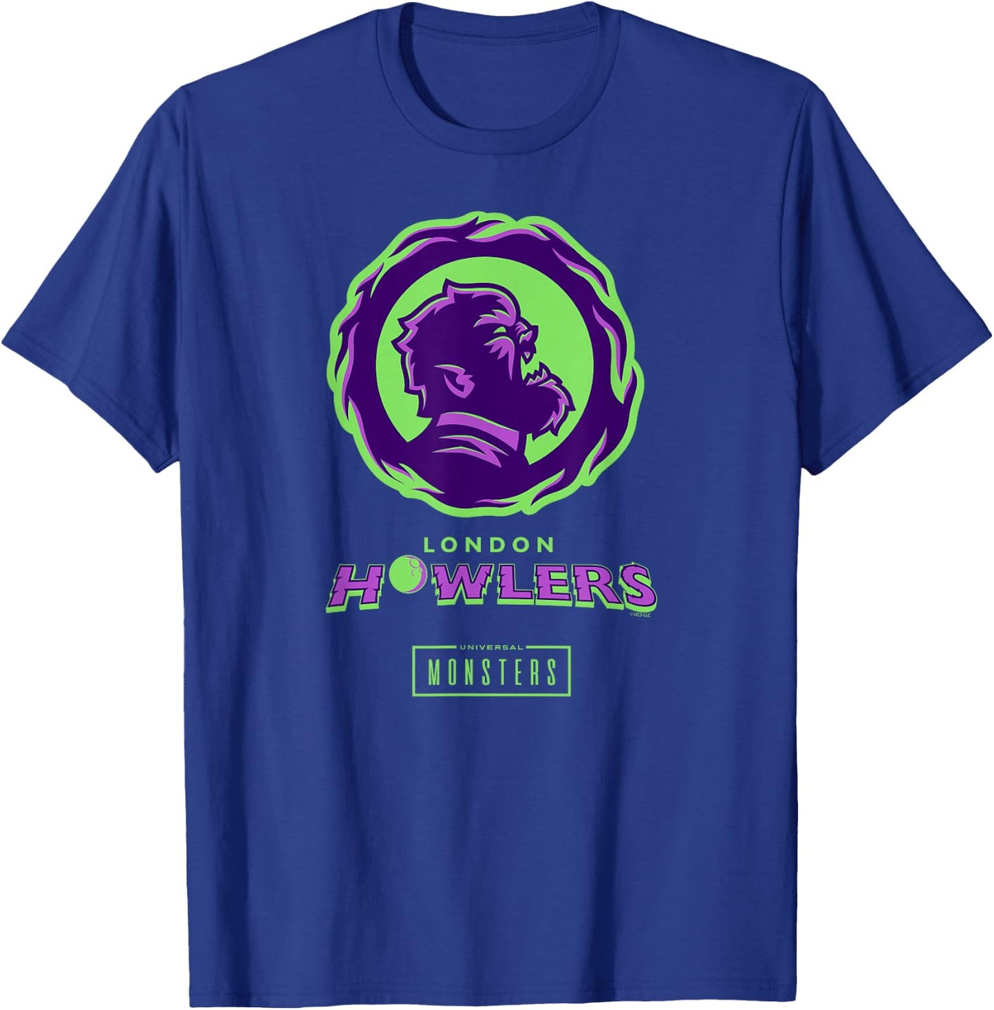 Universal Monsters Wolfman London Howlers T-Shirt - T-Shirt | Royal